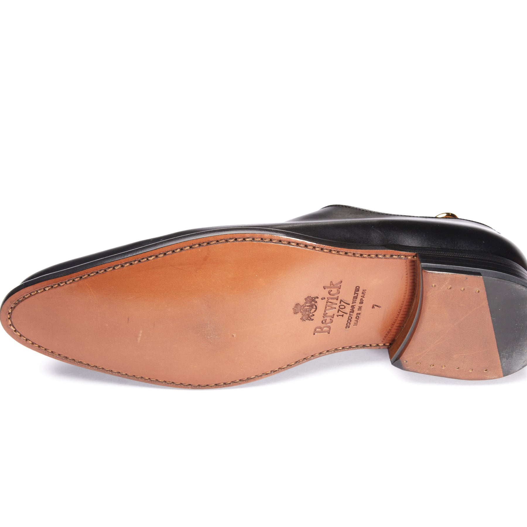 2585-K1 Wholecut Oxford Black Saddle Calf