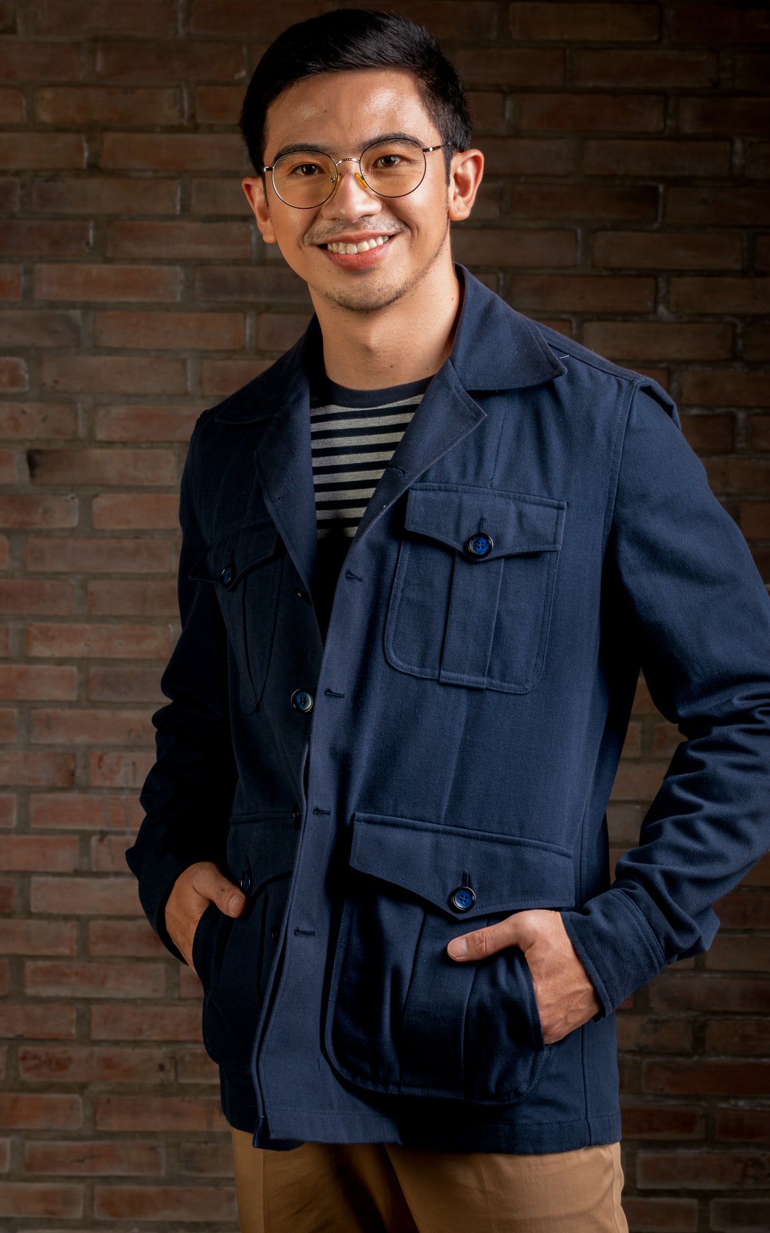 Four-Pocket Overshirt (Cotton)