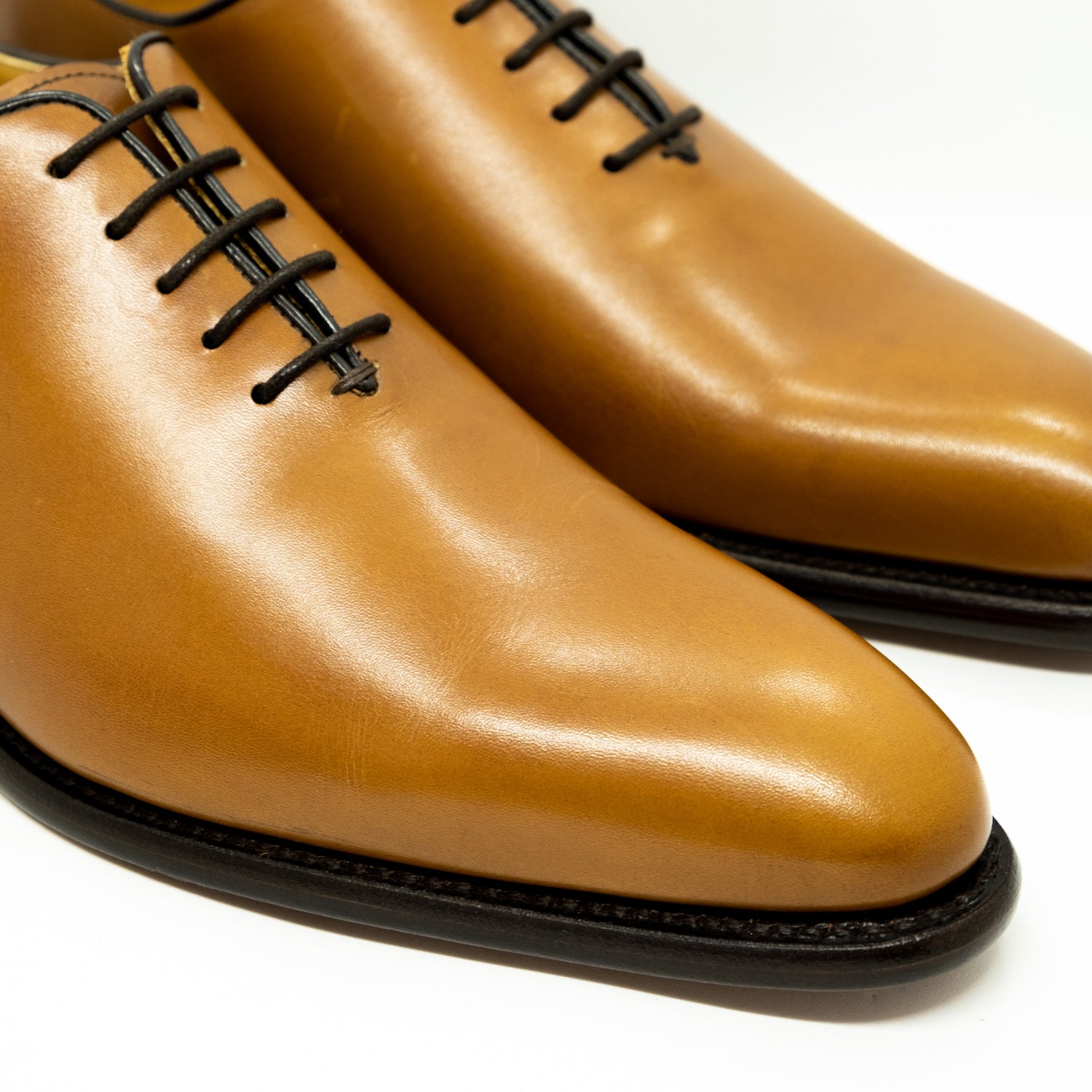 Berwick Wholecut Oxford Brown Saddle Calf