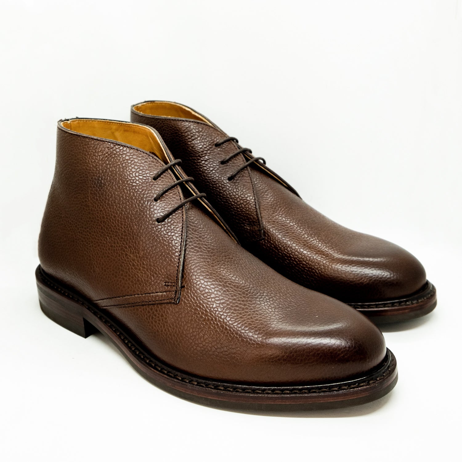 Berwick Chukka Boots Dark Brown Country Calf