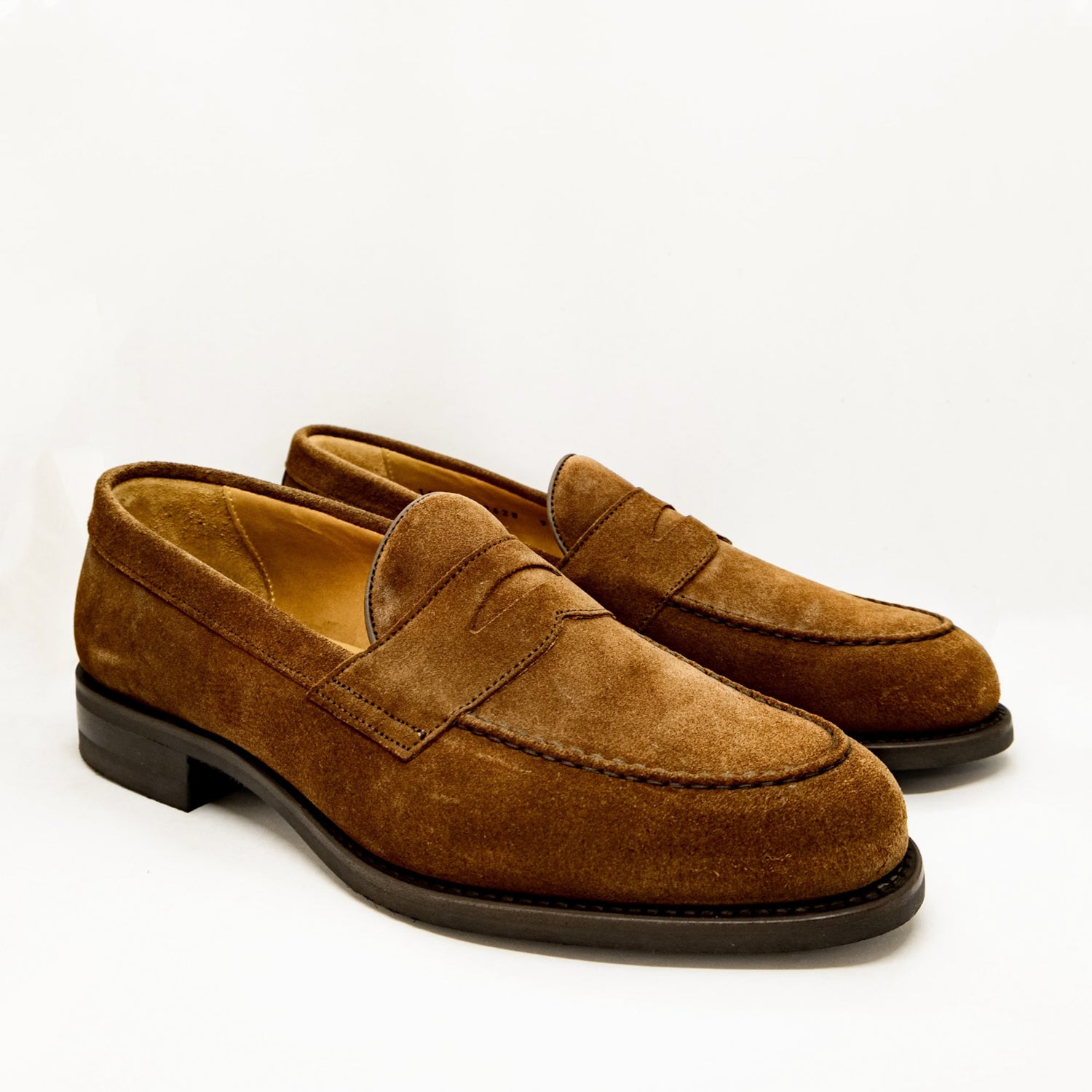 Berwick Penny Loafers Brown Suede