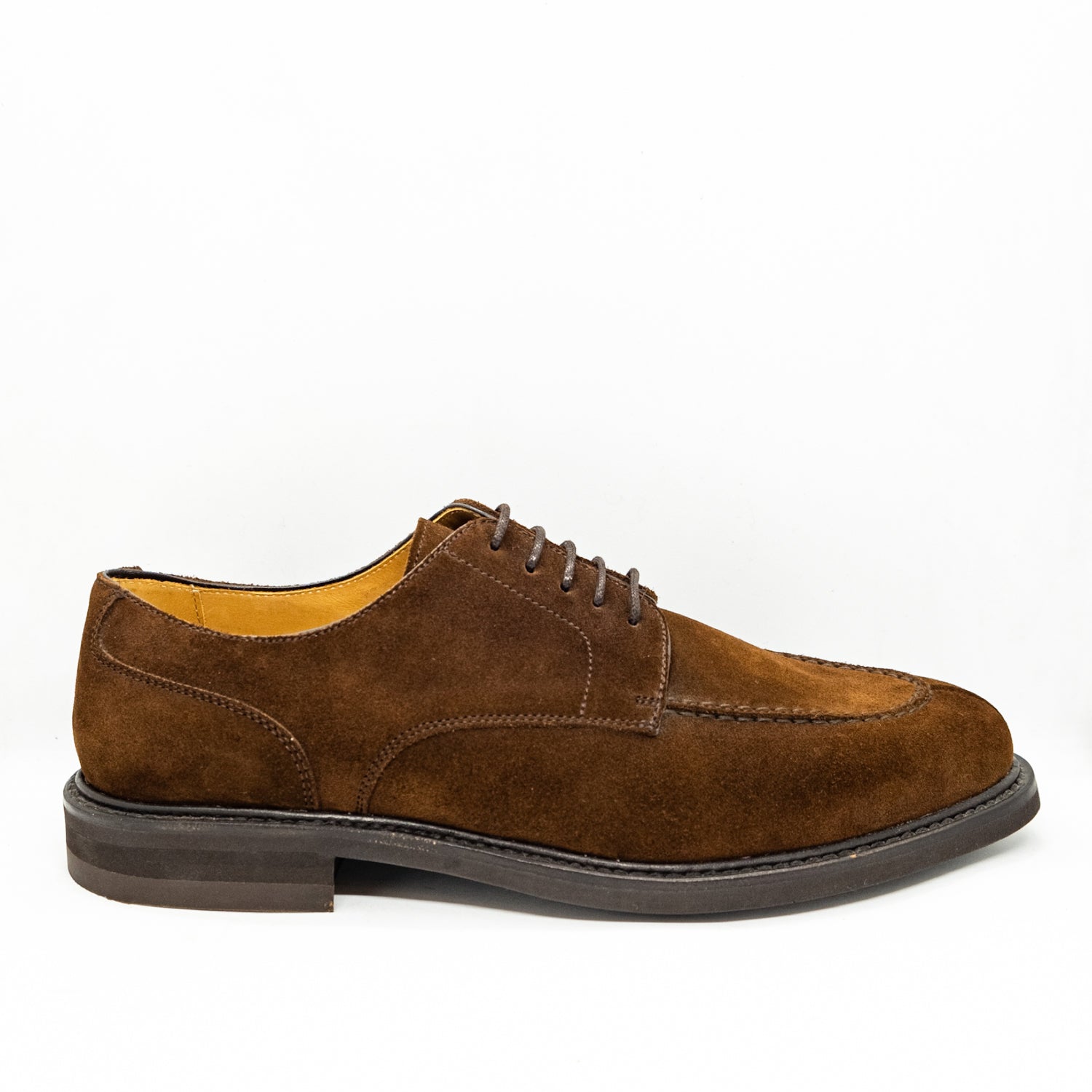 Berwick Split-Toe Derby Dark Brown Suede