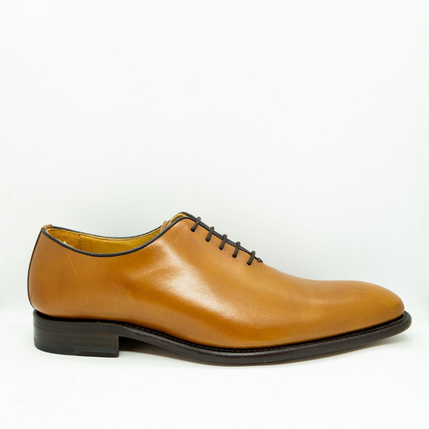 Berwick Wholecut Oxford Brown Saddle Calf