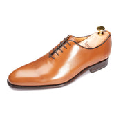 2585-K2 Wholecut Oxford Brown Saddle Calf