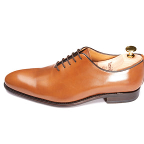 2585-K2 Wholecut Oxford Brown Saddle Calf