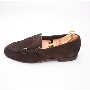 5698 Monkstrap Loafers Dalour Chocolate
