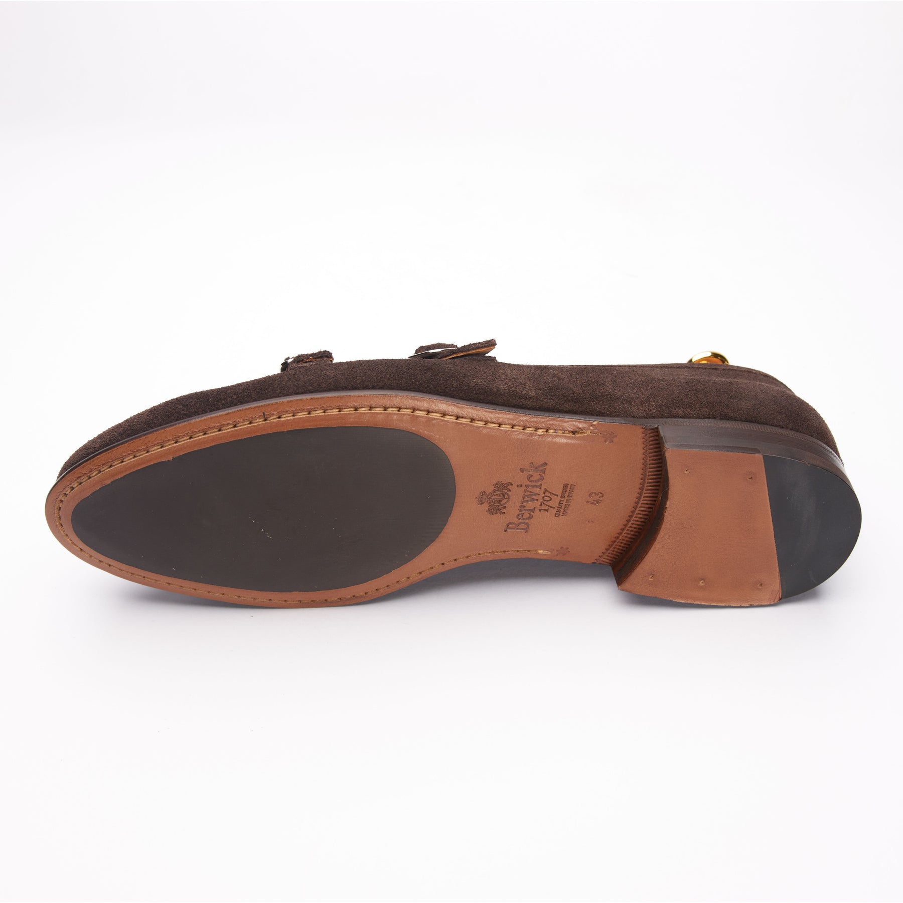 5698 Monkstrap Loafers Dalour Chocolate