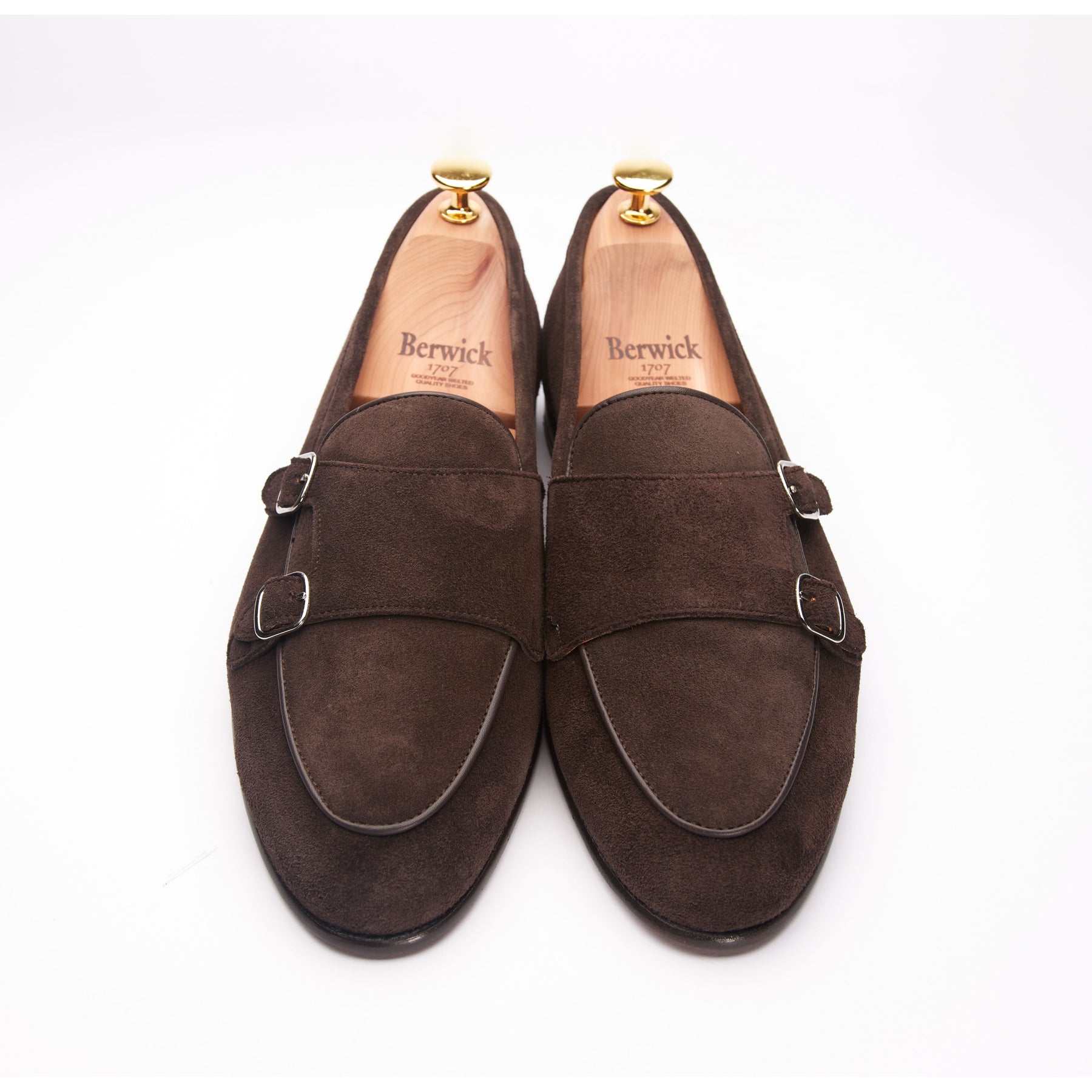 5698 Monkstrap Loafers Dalour Chocolate