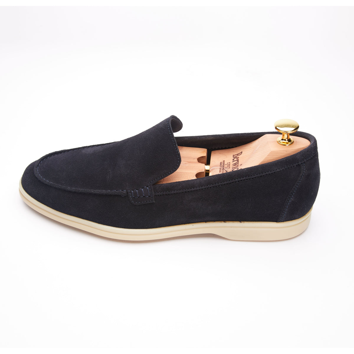 5716 Penny Slip-On Loafers Marine Blue Suede