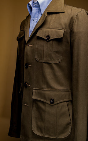 Four-Pocket Overshirt (Cotton)